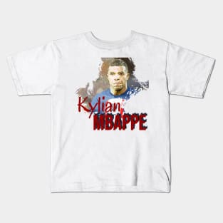 Kylian mbappe, Psg player and france Kids T-Shirt